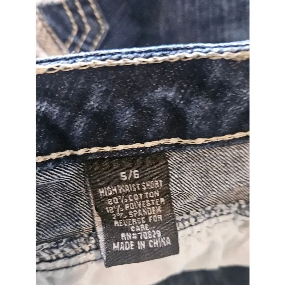 Rue 21 High-Rise Button Fly Denim Shorts – Size 5/6